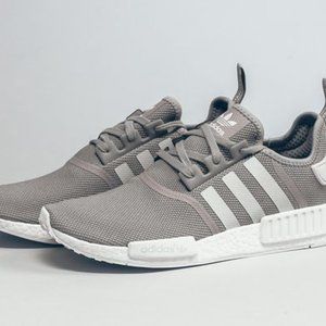 adidas NMD R1 Grey White - Men size 4, Women 5.5